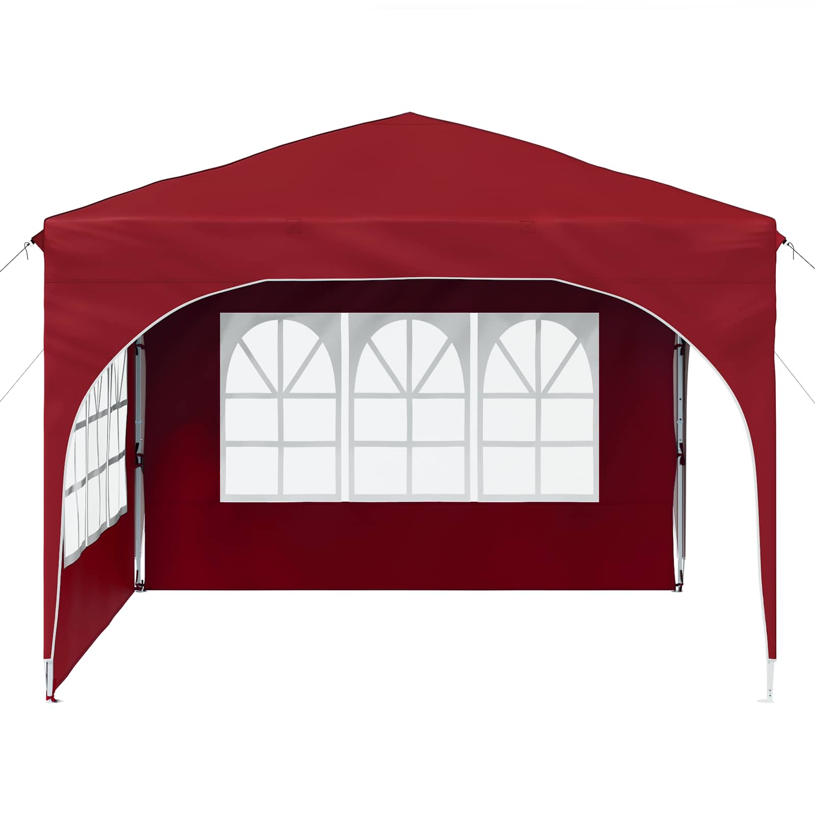 Pop-up Partyzelt 290 x 290 x 245 cm Creme