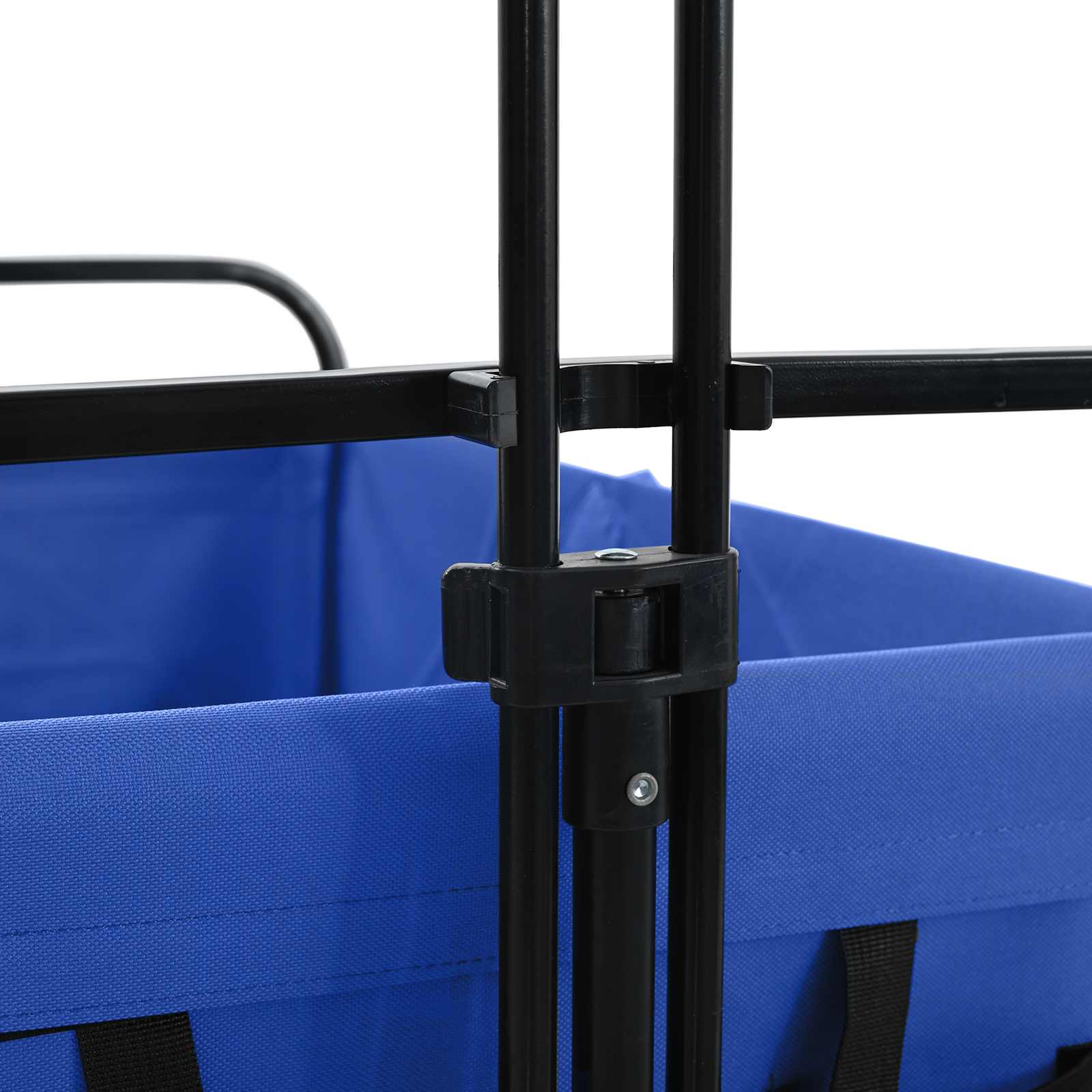 Klapp-Handwagen Grau 94 x 53 x 99 cm Oxford-Stoff