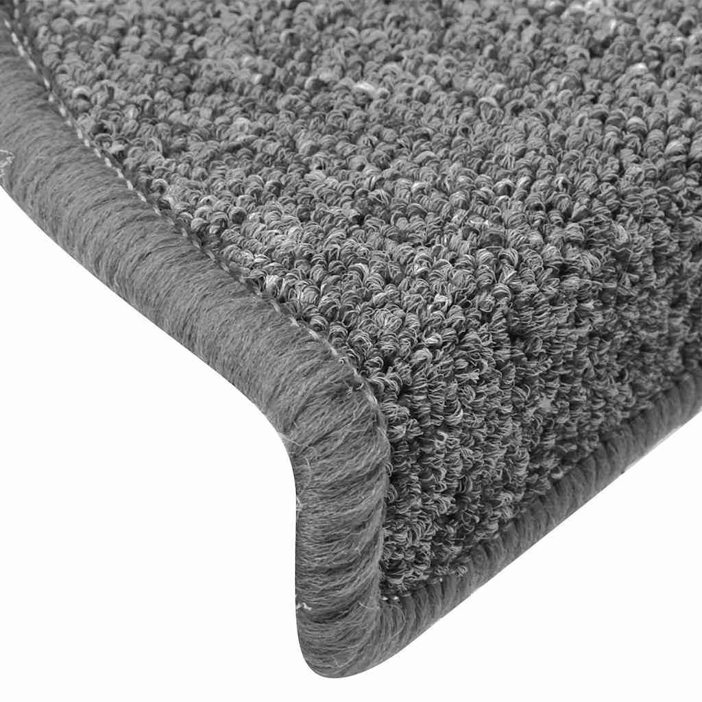 Stufenmatten 15 Stk. 56x17x3 cm Anthrazit Halbrund
