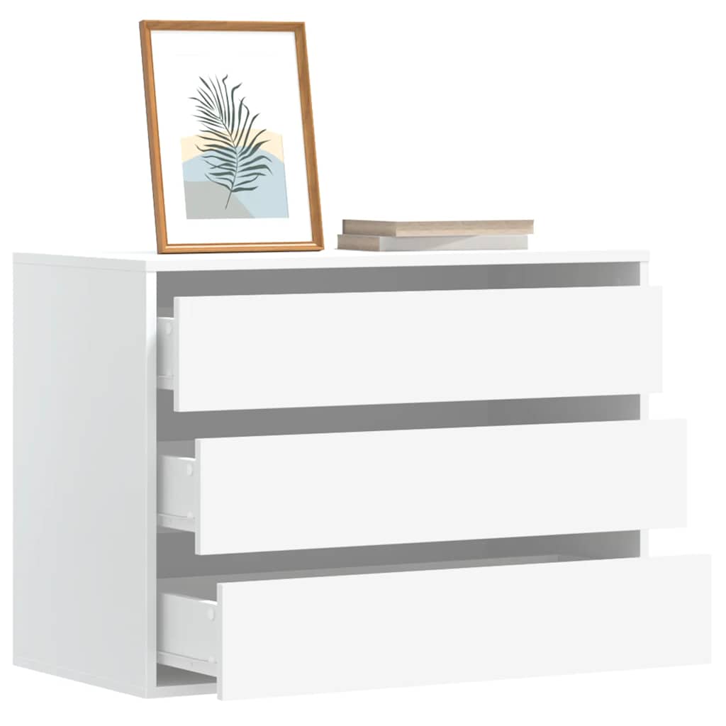 Schubladenschrank Schwarz Eichen-Optik 41 x 40 x 58 cm