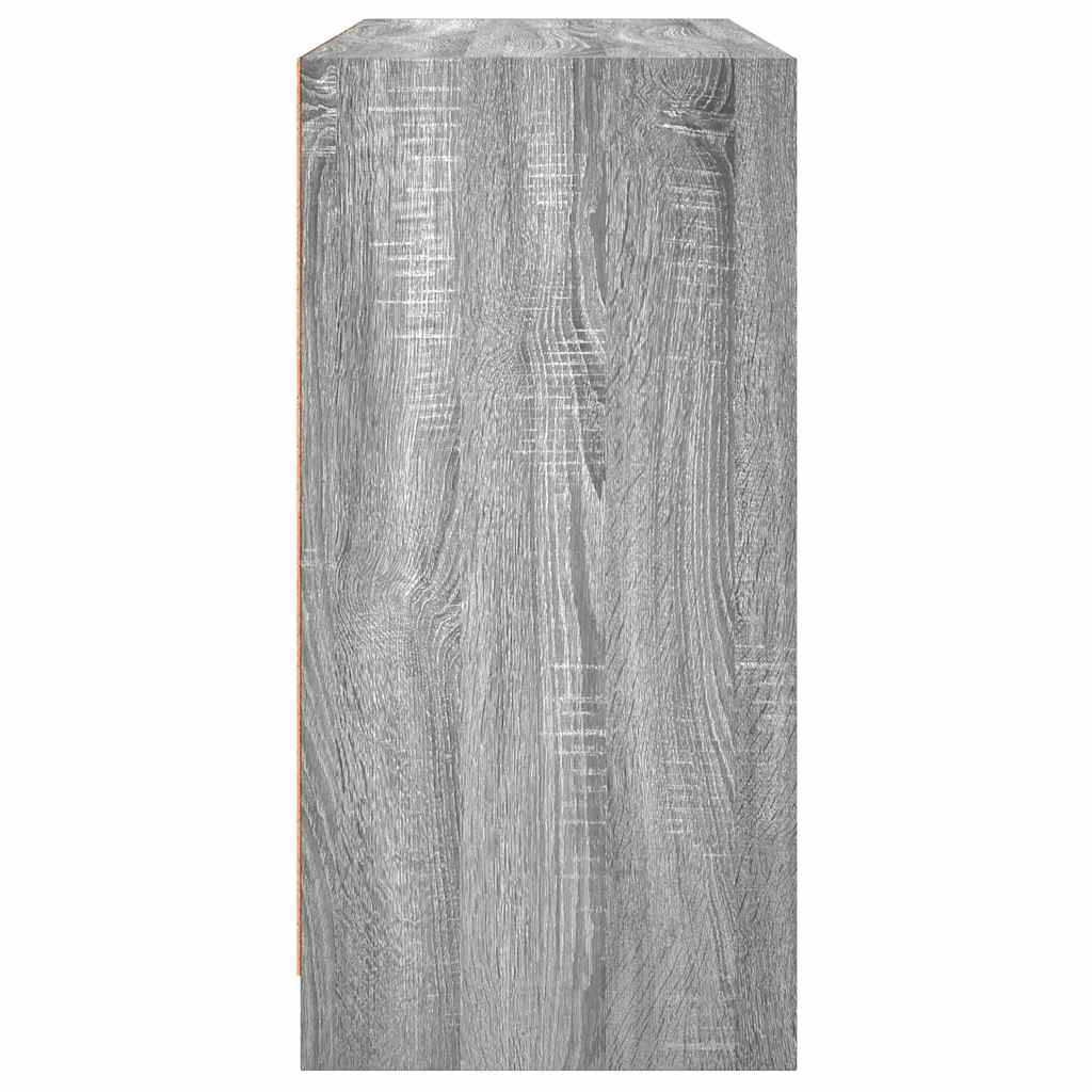 Bücherschrank mit Türen Weiß 204x37x75 cm Holzwerkstoff