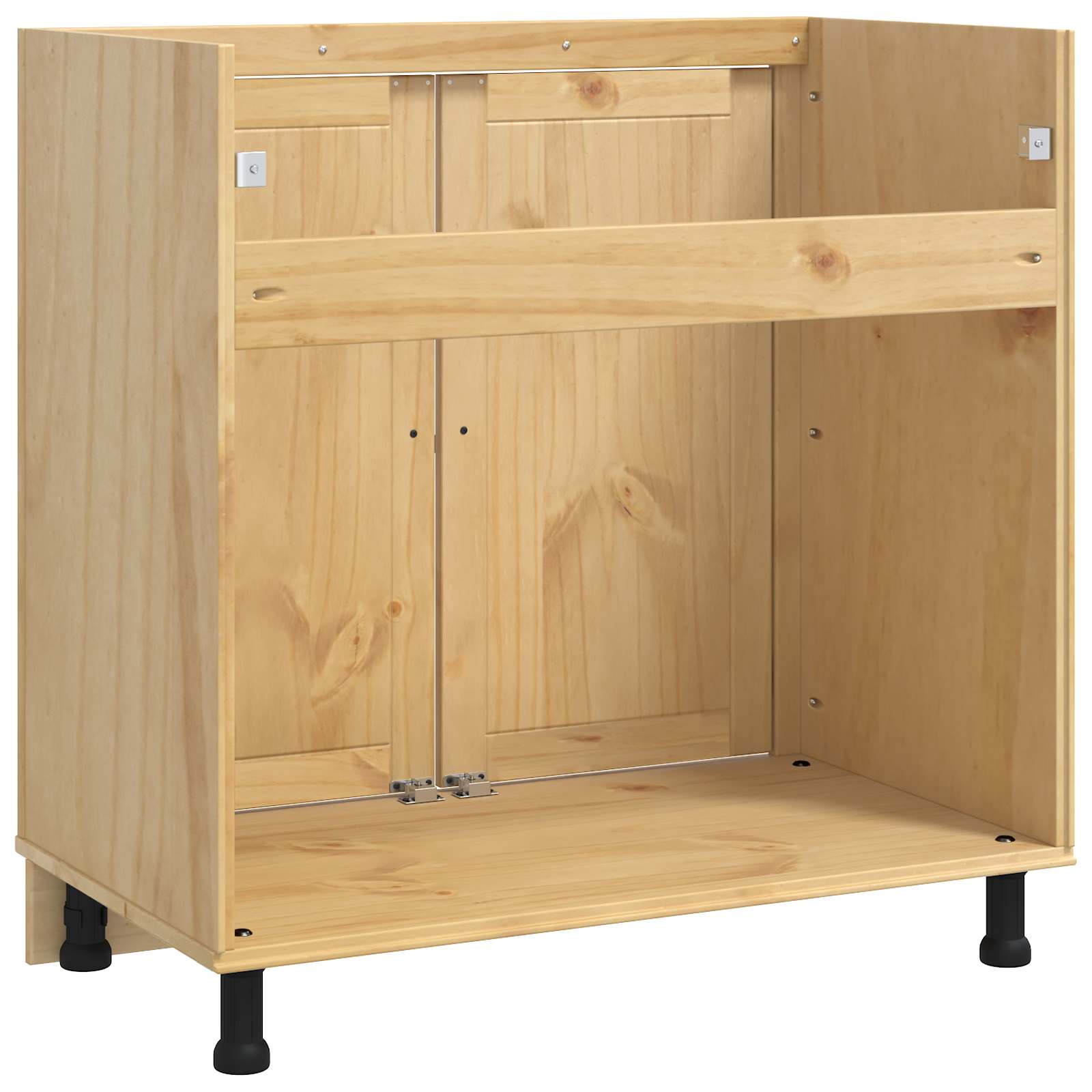 Schrank SKI Honigbraun 60 x 46 x 81,5 cm Massives Kiefernholz