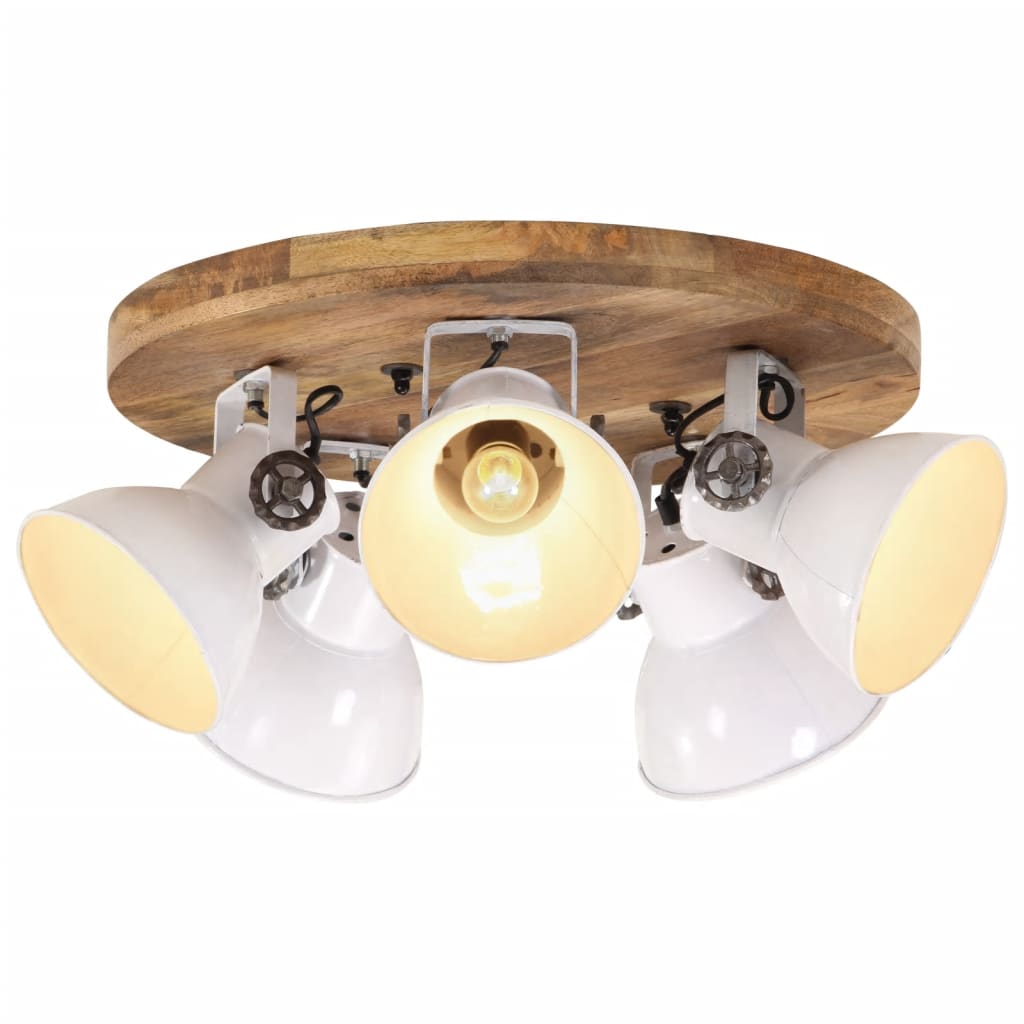 Wandlampe Industriestil Silbern 45x25 cm E27