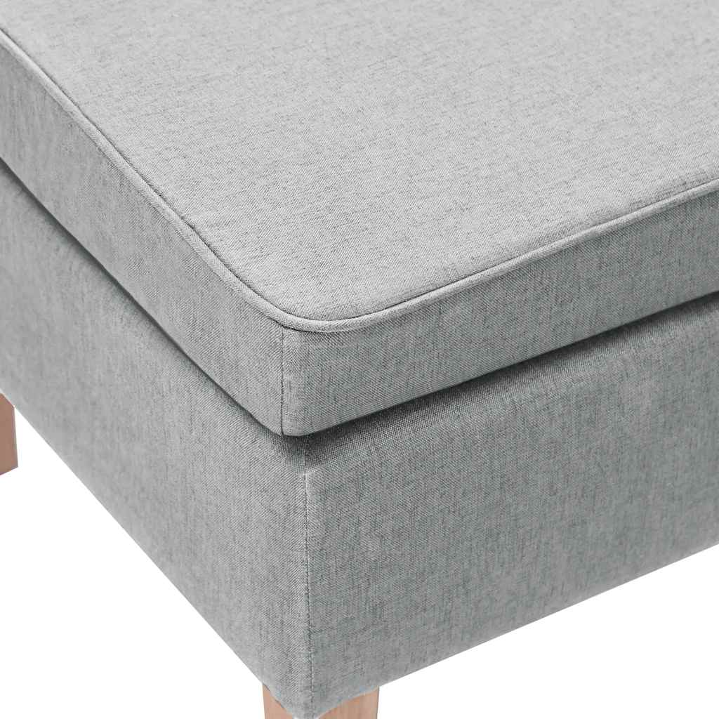 Hocker mit Holzbeinen Weinrot Stoff