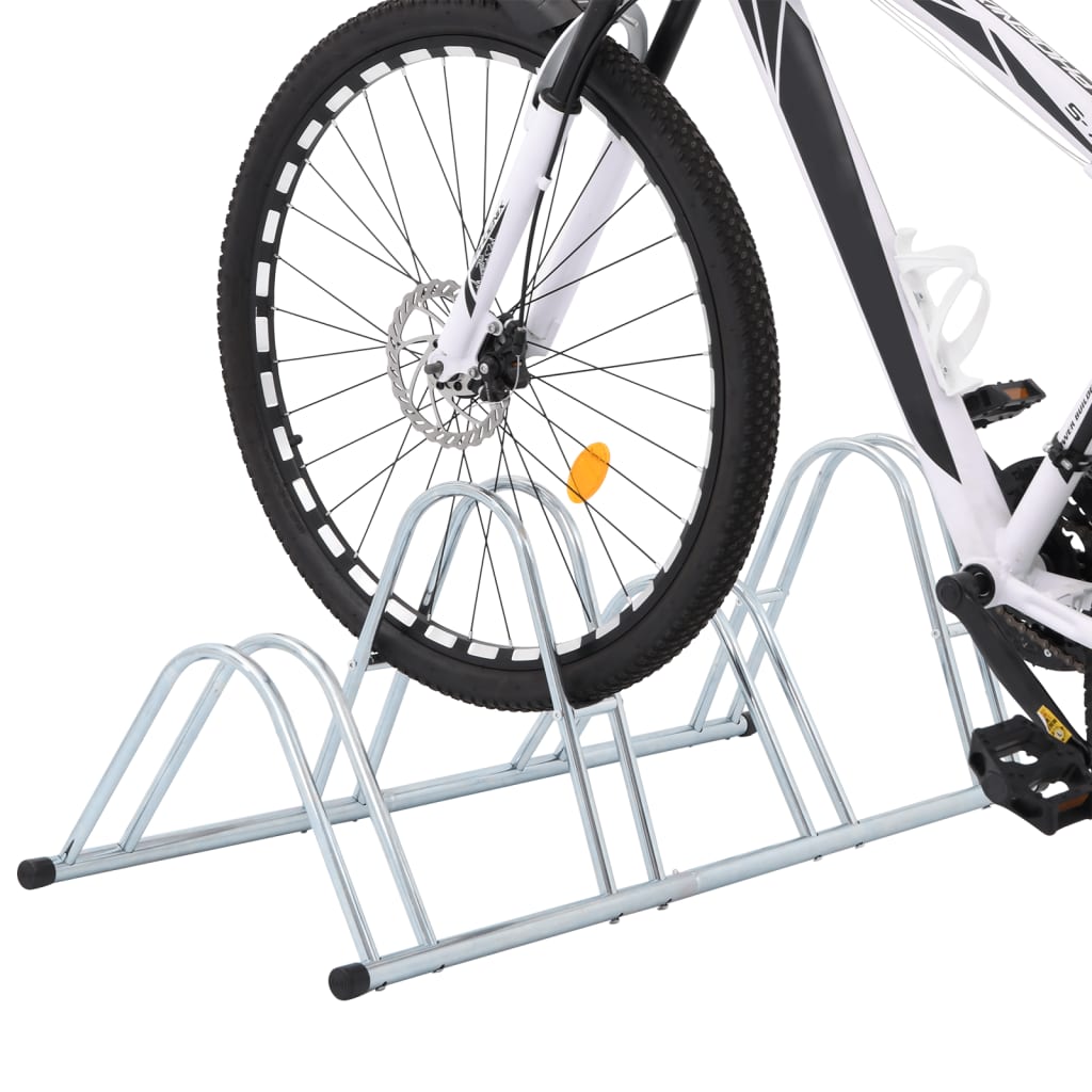 Fahrradständer für 2 Fahrräder Verzinkter Stahl