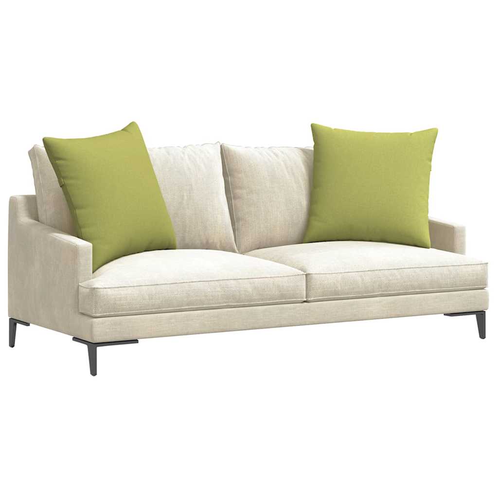 Sofakissen 2 pcs Hellgrau 50 x 30 cm Stoff