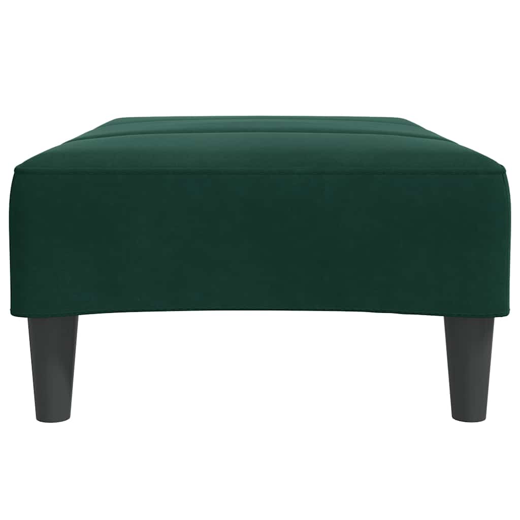 Fußhocker Blau 77x55x31 cm Samt