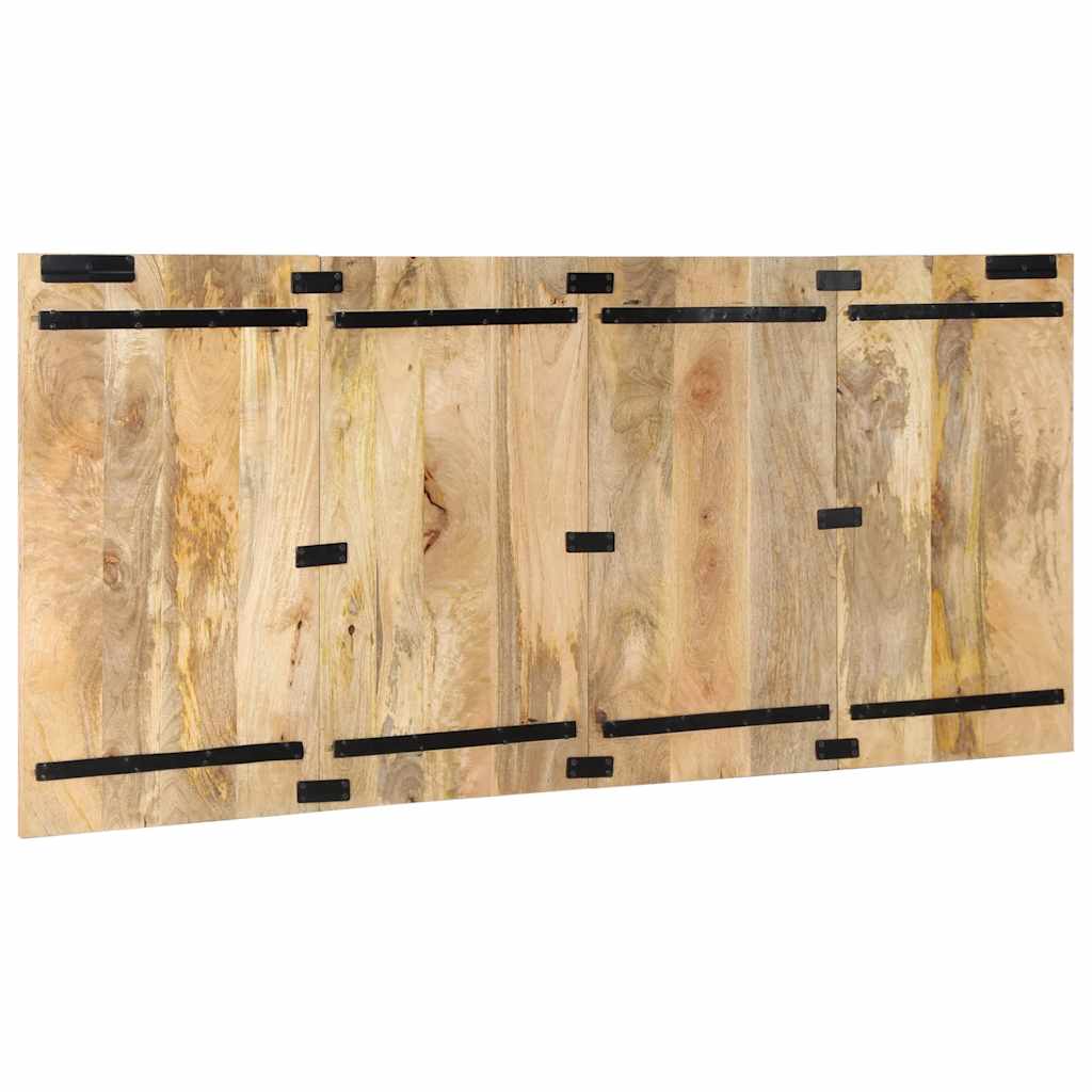 Kopfteil Mehrfarbig 160 cm Massivholz Altholz