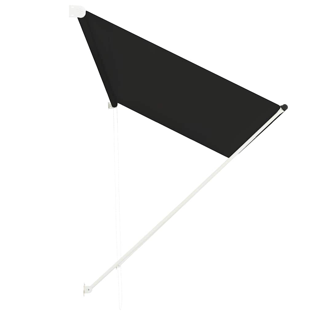 Einziehbare Markise 150×150 cm Blau und Weiß