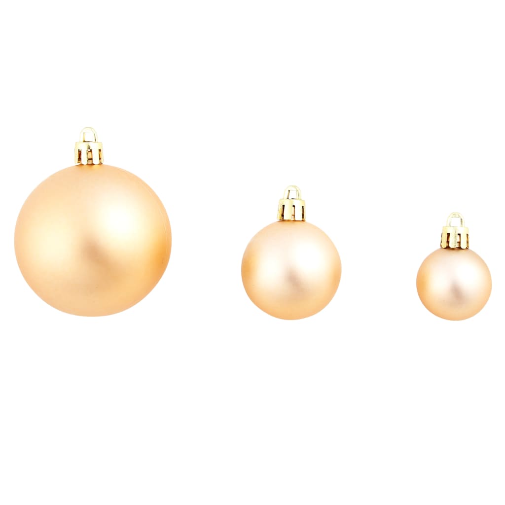 100-tlg. Weihnachtskugel-Set Weiß