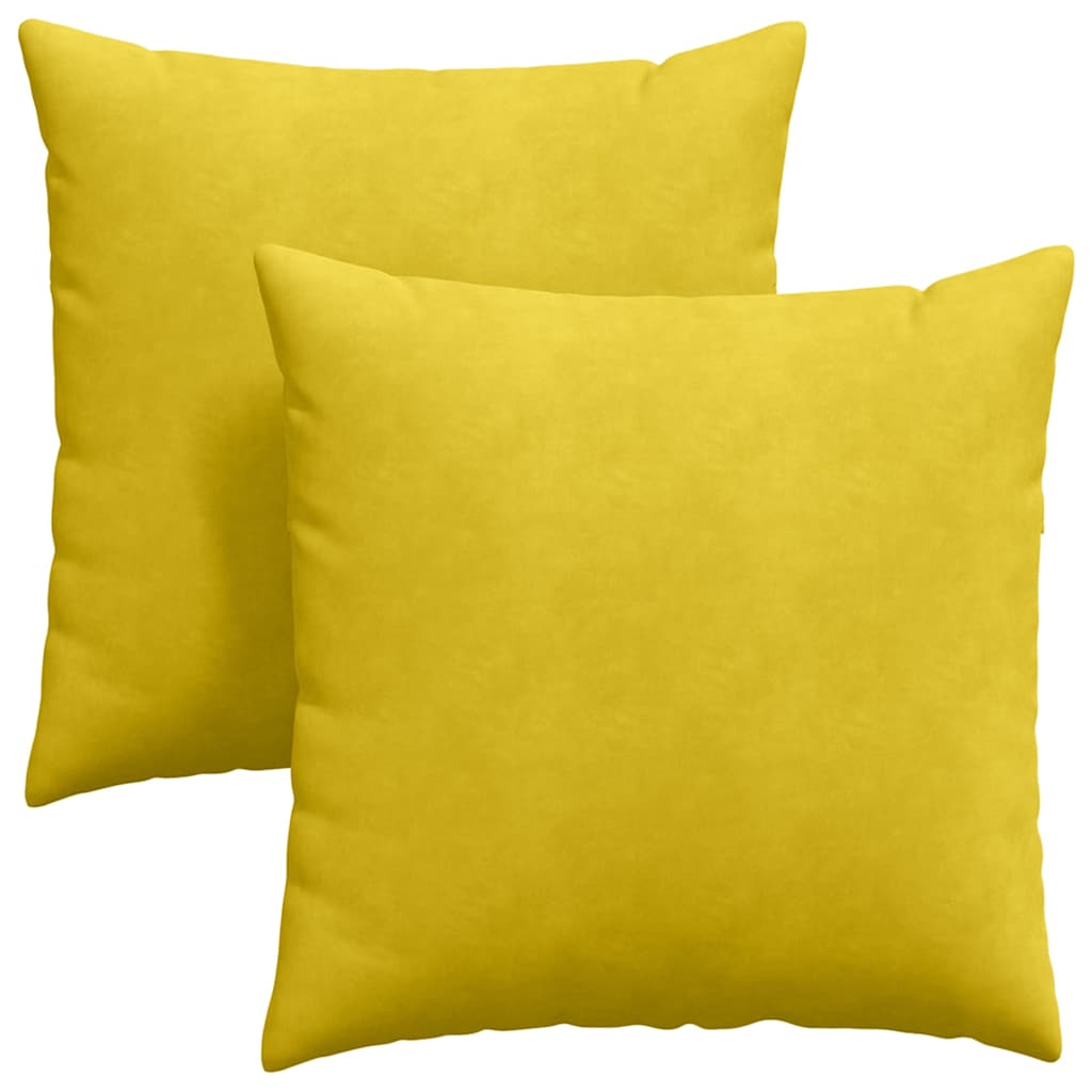 Sofakissen 2 Stück Blau 50 x 30 cm Cordstoff