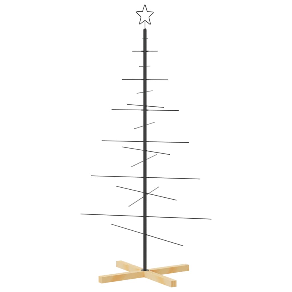 Metall Weihnachtsbaum Schwarz 59,5 cm Pulverbeschichteter Stahl