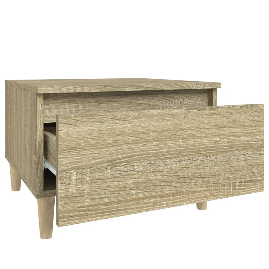 Beistelltisch Weiß 50x46x35 cm Holzwerkstoff