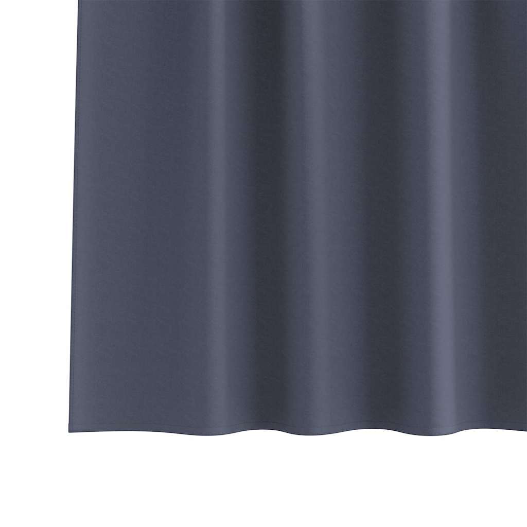 Verdunkelungs-Vorhänge mit Ringen 2 pcs Beige 140 x 140 cm