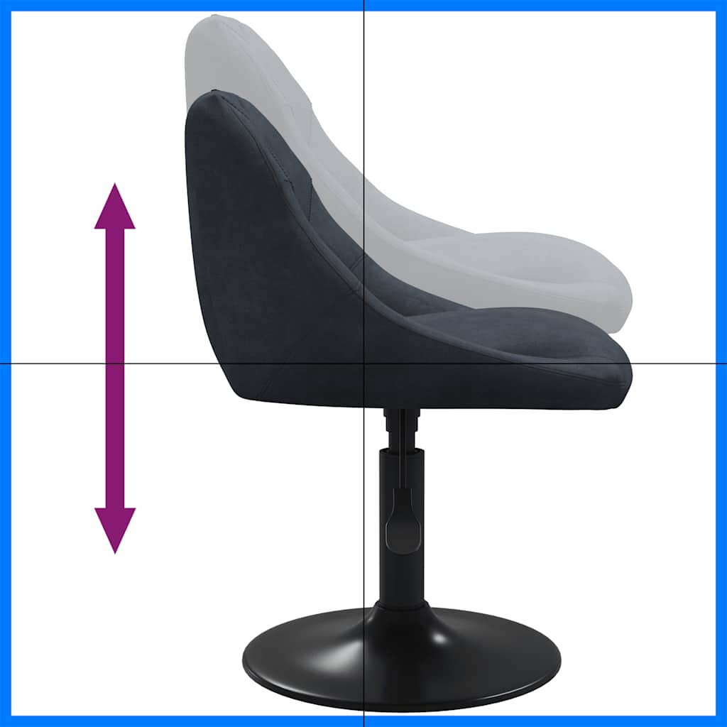 Barhocker Schwarzer Samt