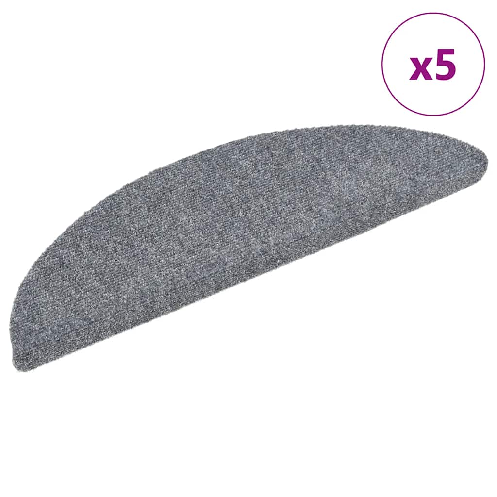 Stufenmatten Selbstklebend 15 Stk. 56x17x3 cm Hellbraun Halbrund
