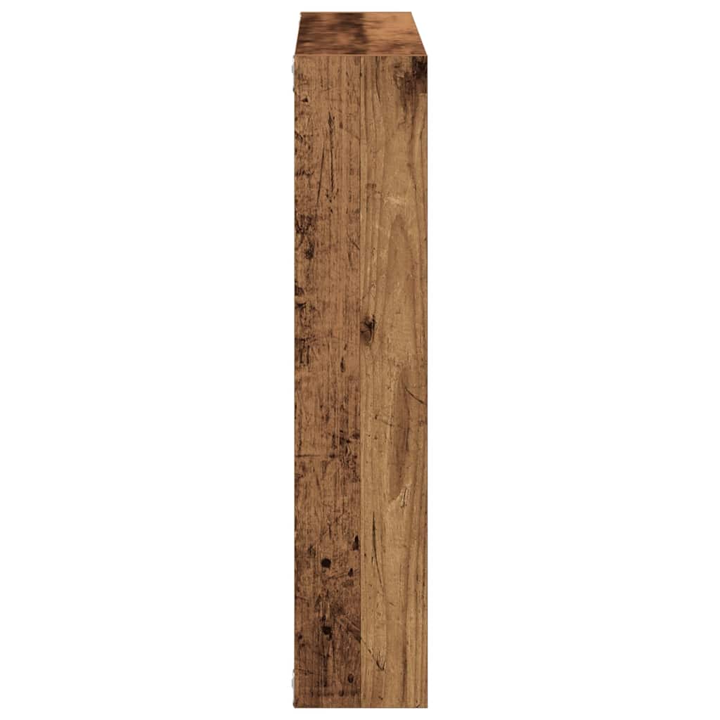 Wandregal Weiß 90x16x78 cm Holzwerkstoff