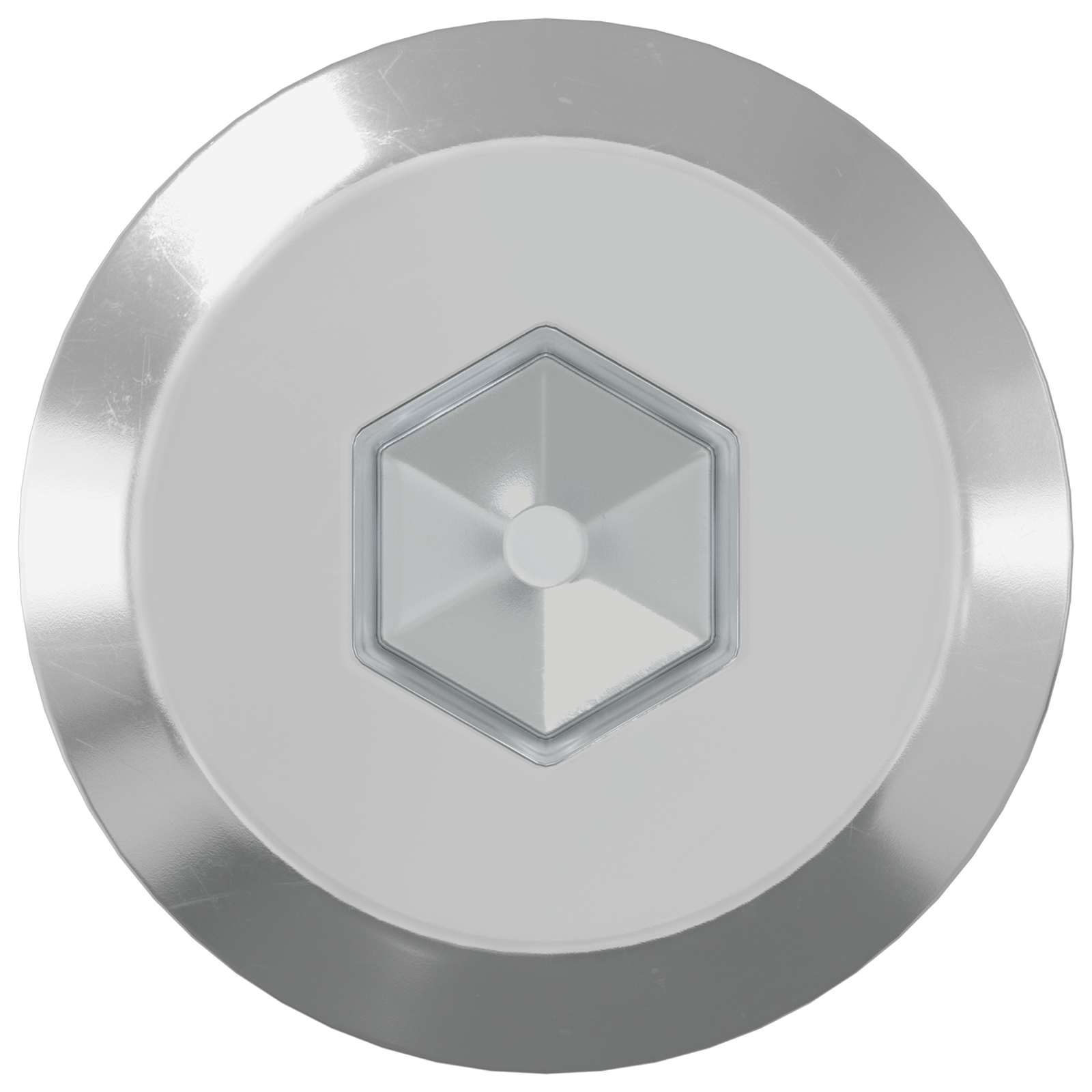 Möbel-Schrauben 2 pcs Silber M6 x 60 mm Stahl