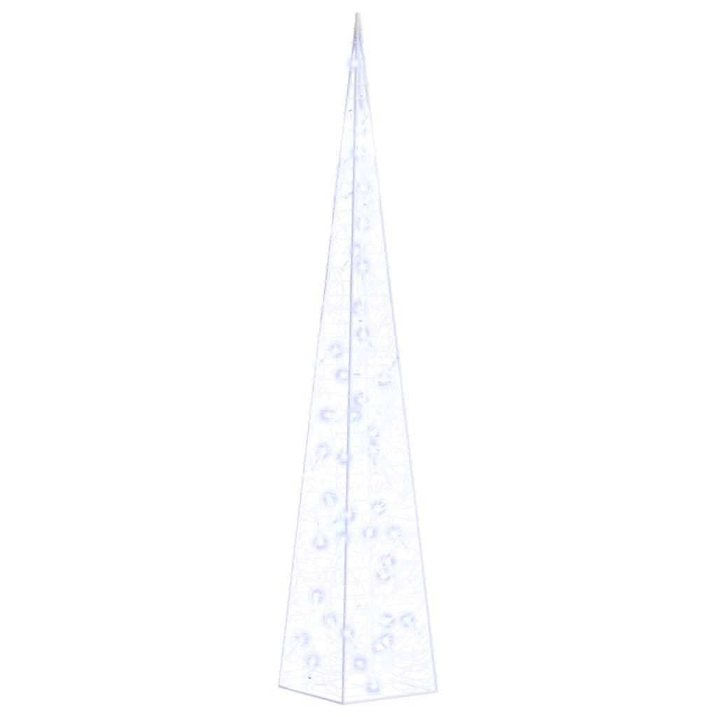 LED-Leuchtkegel Acryl Deko Mehrfarbig 90 cm