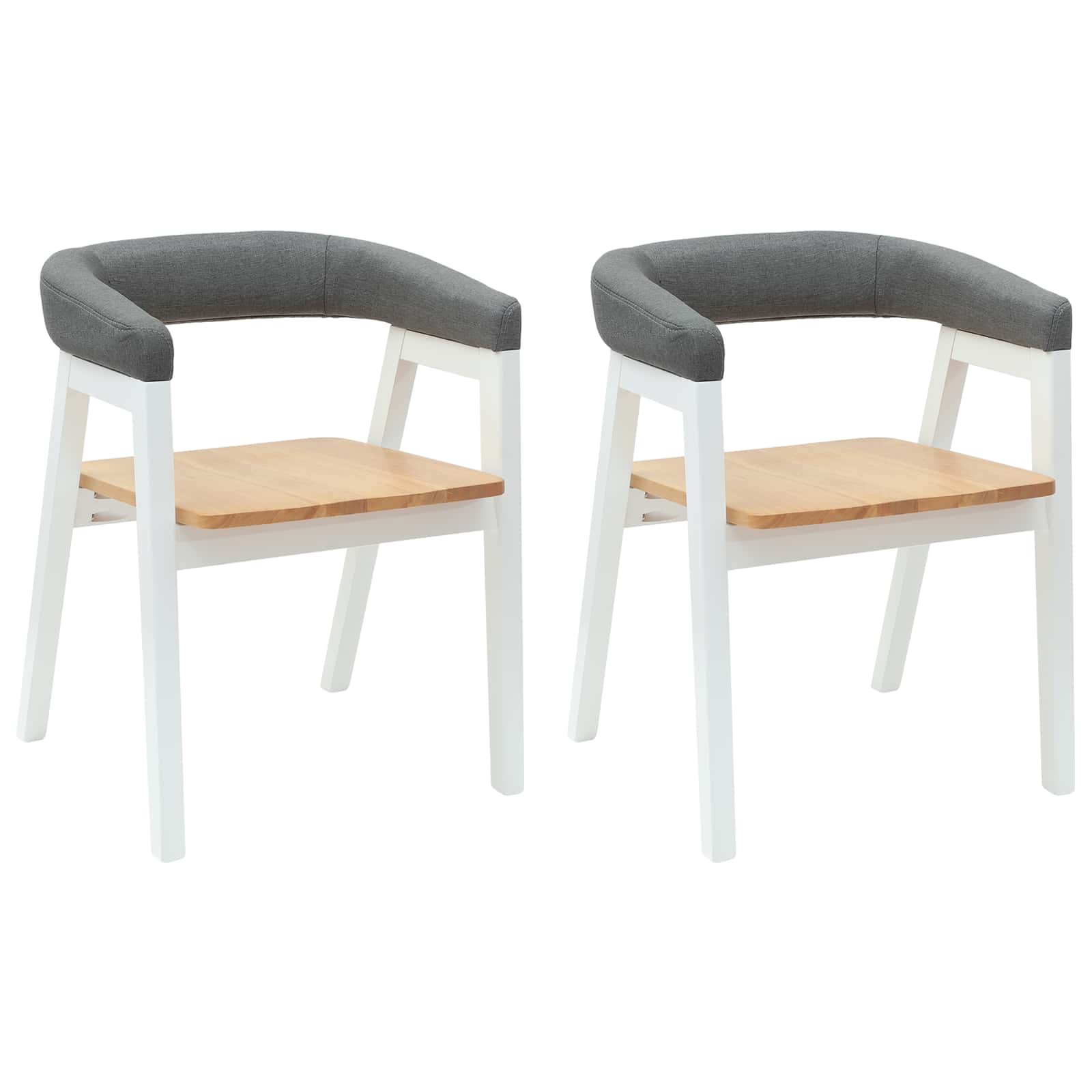 Esszimmerstühle 2 pcs Hellbraun 54 x 57 x 73 cm