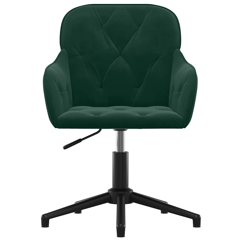Bürostuhl Drehbar Blau Samt