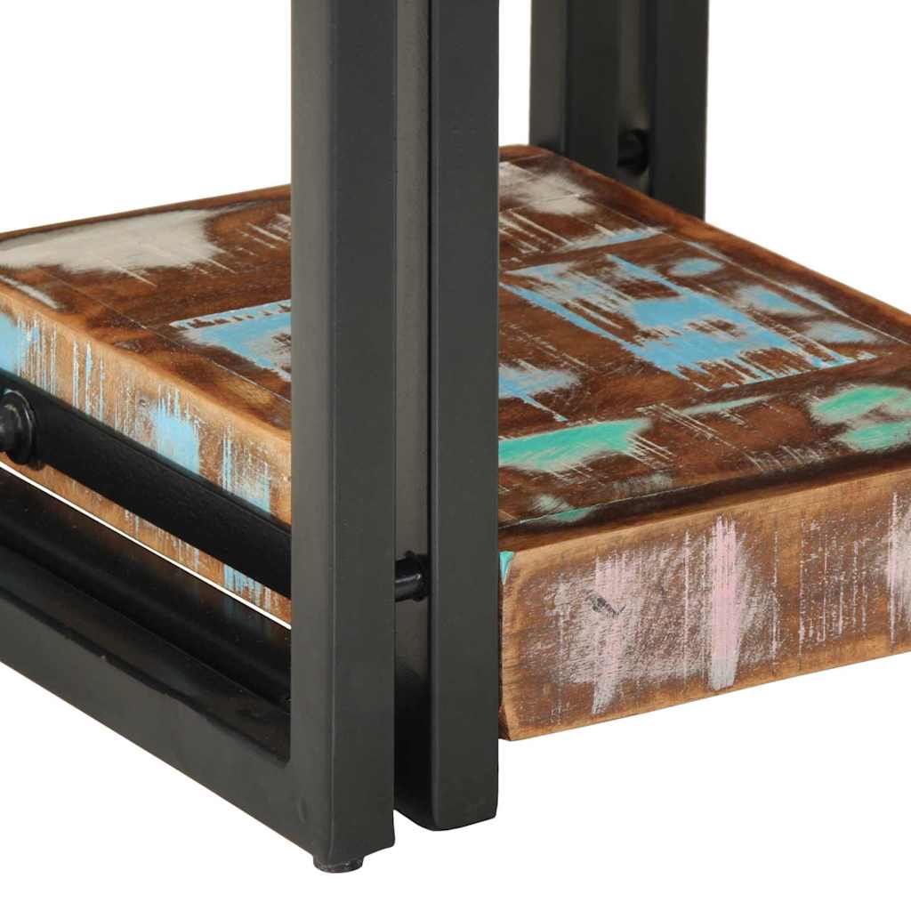 Nachttisch 40 x 35 x 50 cm Massives upgecyceltes Holz