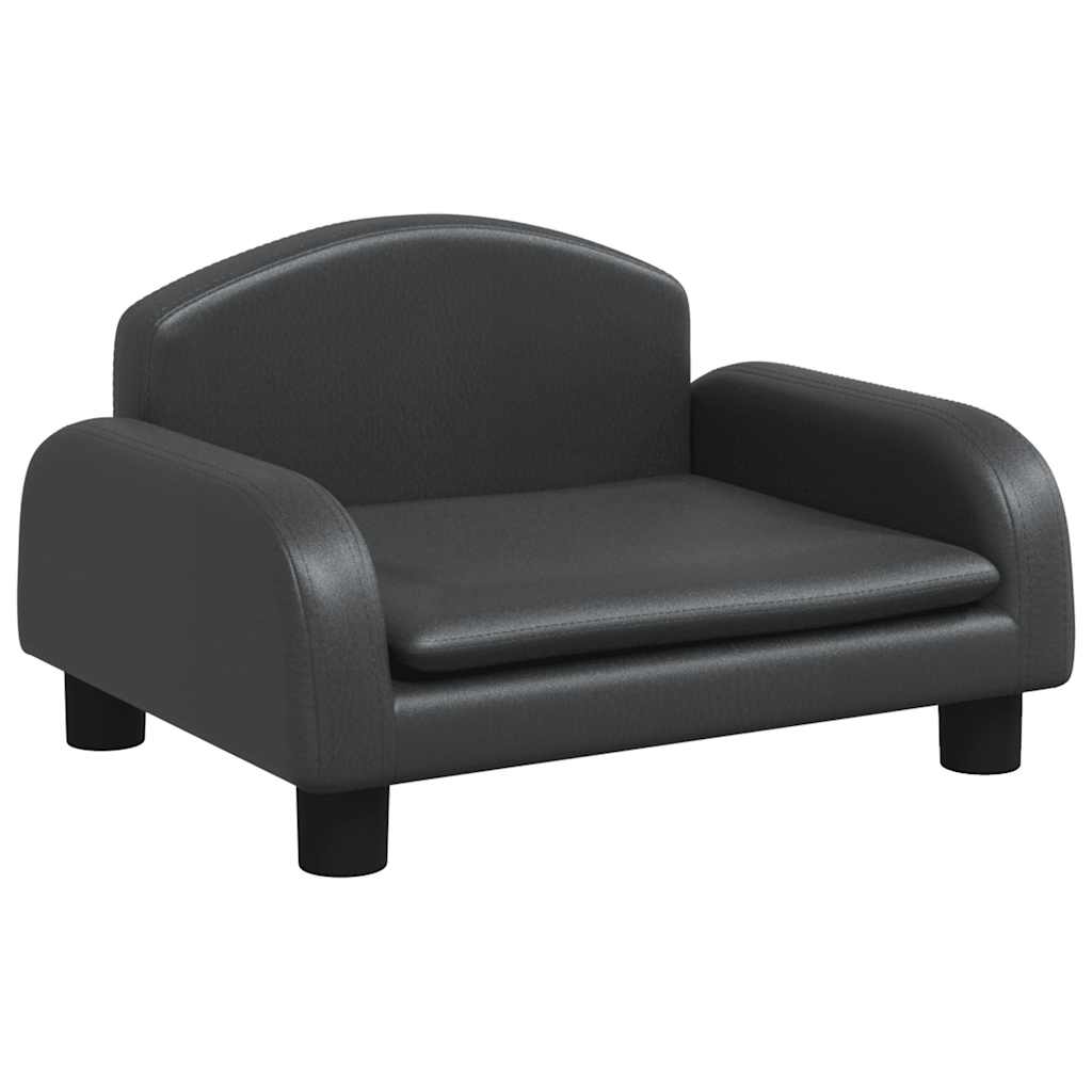 Hundebett Dunkelgrau 70x45x30 cm Stoff