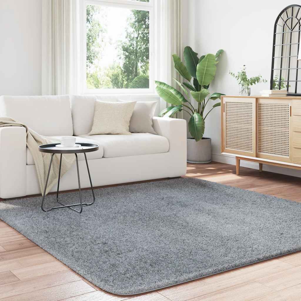 Teppich Shaggy Hochflor NAVARRA Beige 60x100 cm Polyester