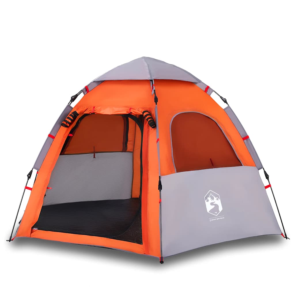 Campingzelt 4 Personen Grün Quick Release