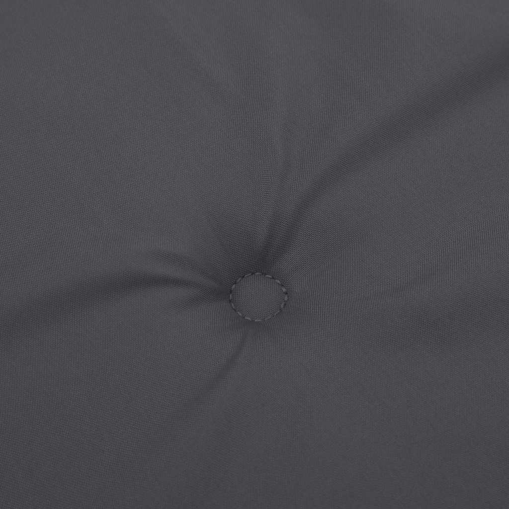 Liegestuhl-Auflage Melange Hellgrau (75+105) x 50 x 4 cm Stoff