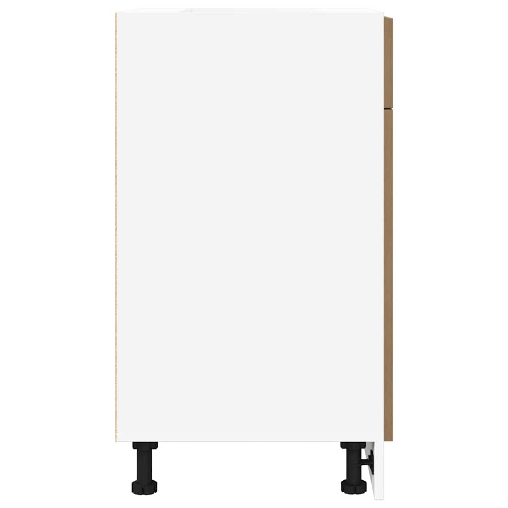 Unterschrank Lyon Weiß 60x46x81,5 cm Holzwerkstoff