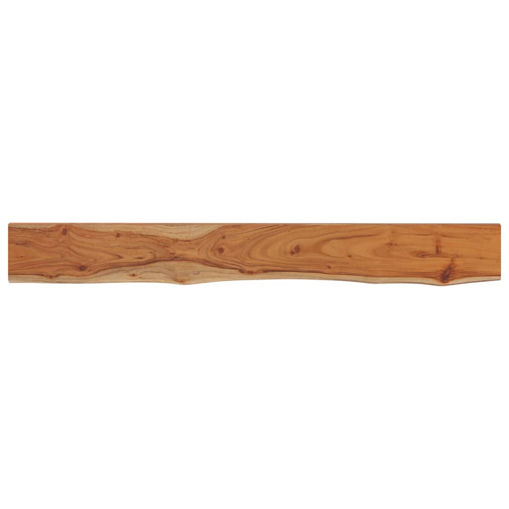 Wandregal 40x20x2,5 cm Rechteckig Massivholz Akazie Baumkante