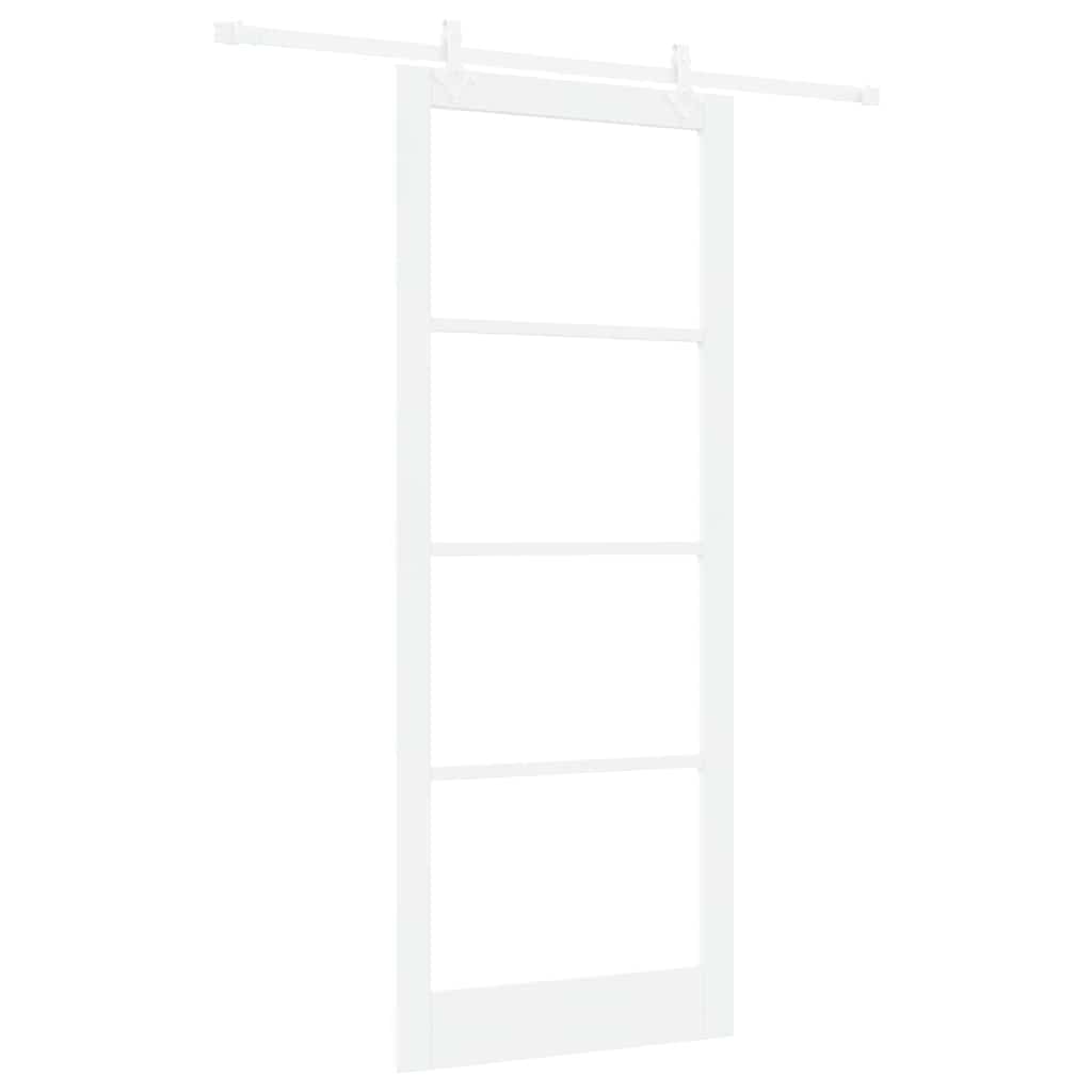 Schiebetür ORKDAL Natürlich und Schwarz 61 x 198,5 cm