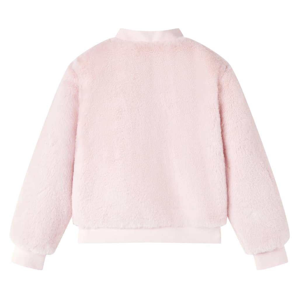 Kinderjacke Kunstpelz Zartrosa 104