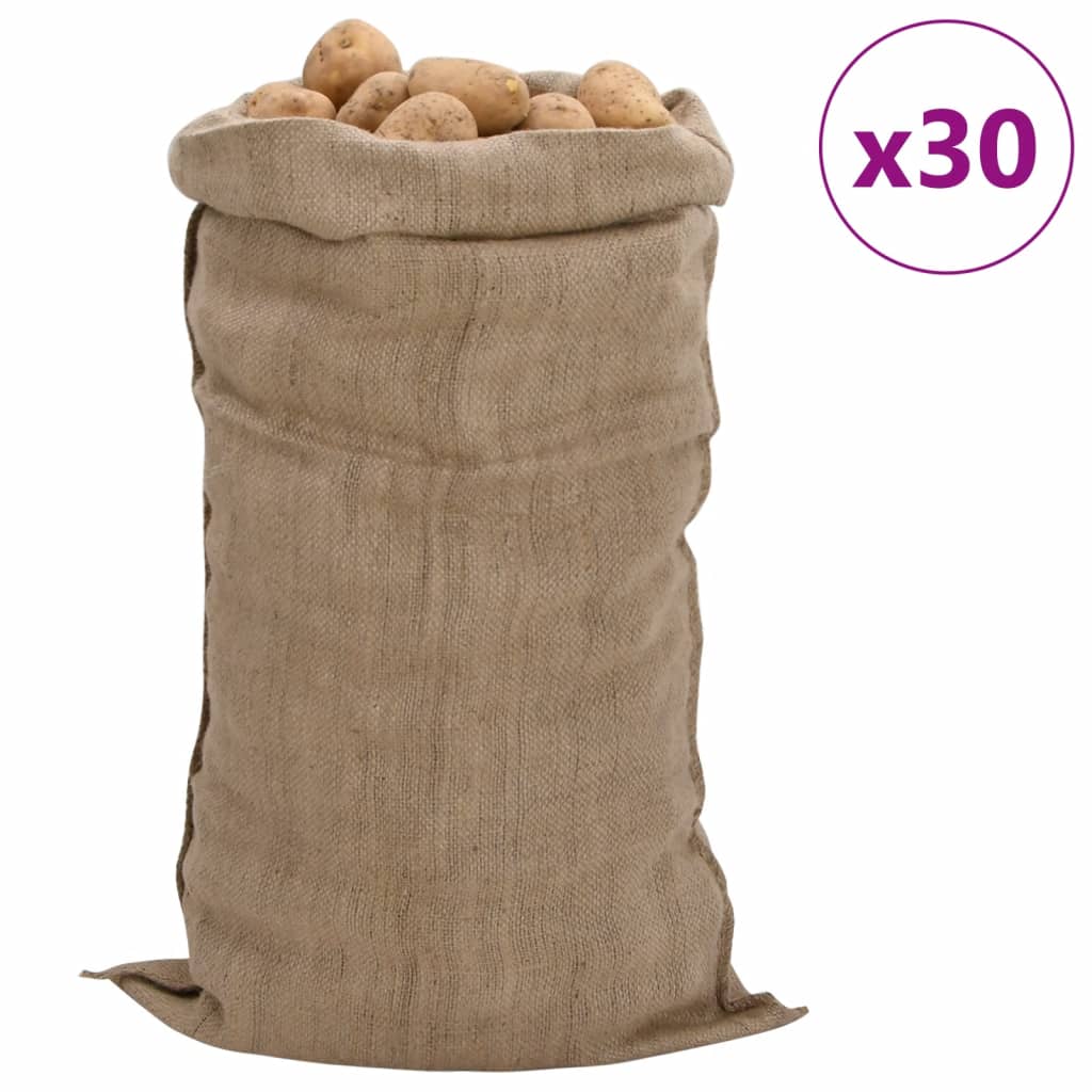 Jutesäcke 5 Stk. 60x105 cm 100% Jute 340 g/m²