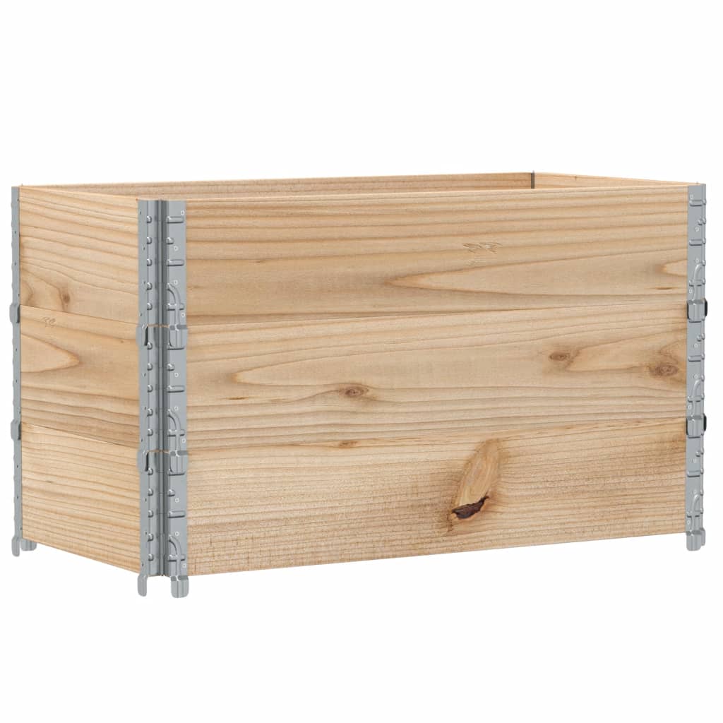 Pflanzkasten Grau 150x100 cm Massivholz Kiefer