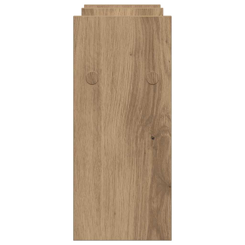 Schreibtisch-Organizer Weiß 34,5x15,5x35,5 cm Holzwerkstoff
