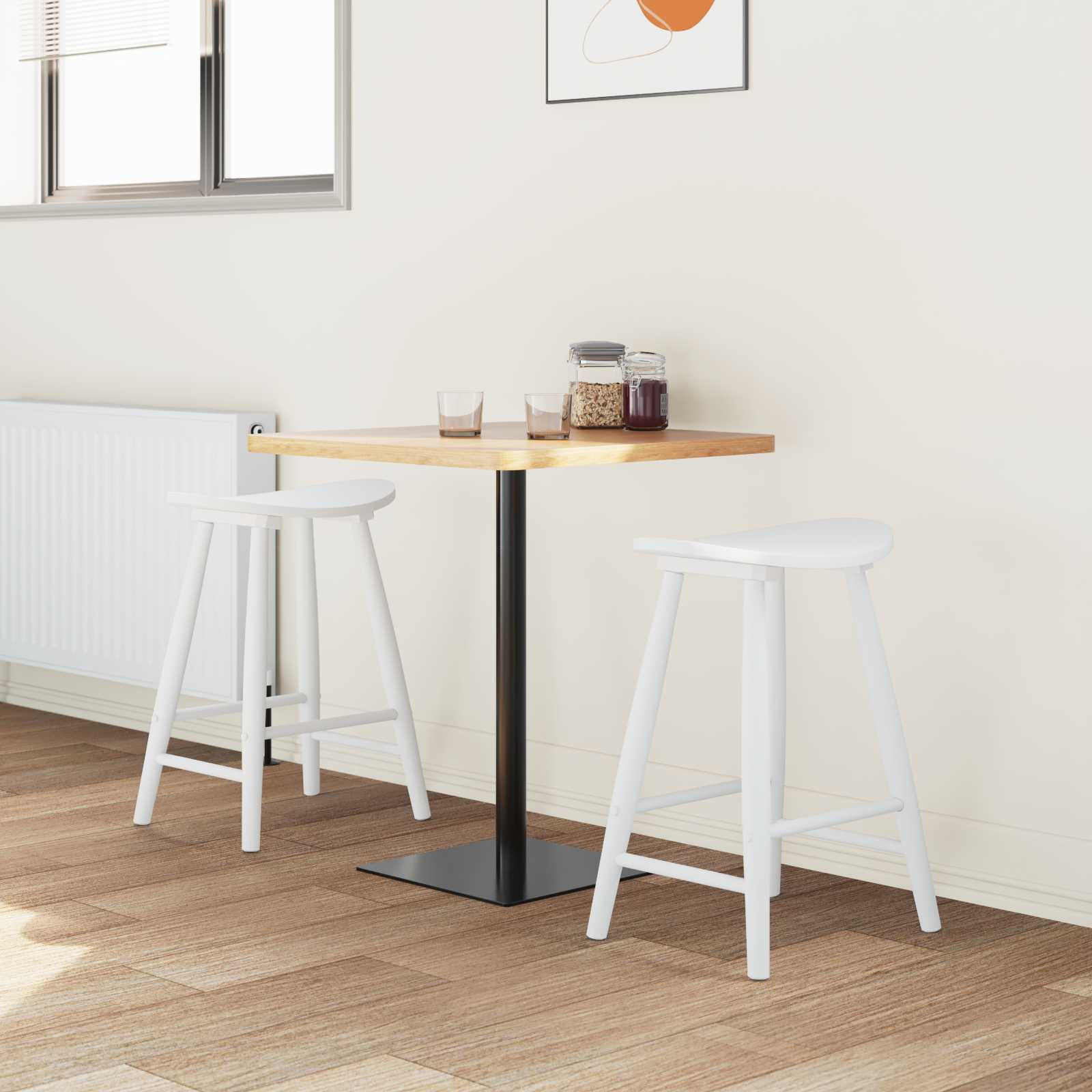 Esszimmerstühle 2 pcs Hellbraun 46 x 37 x 63 cm