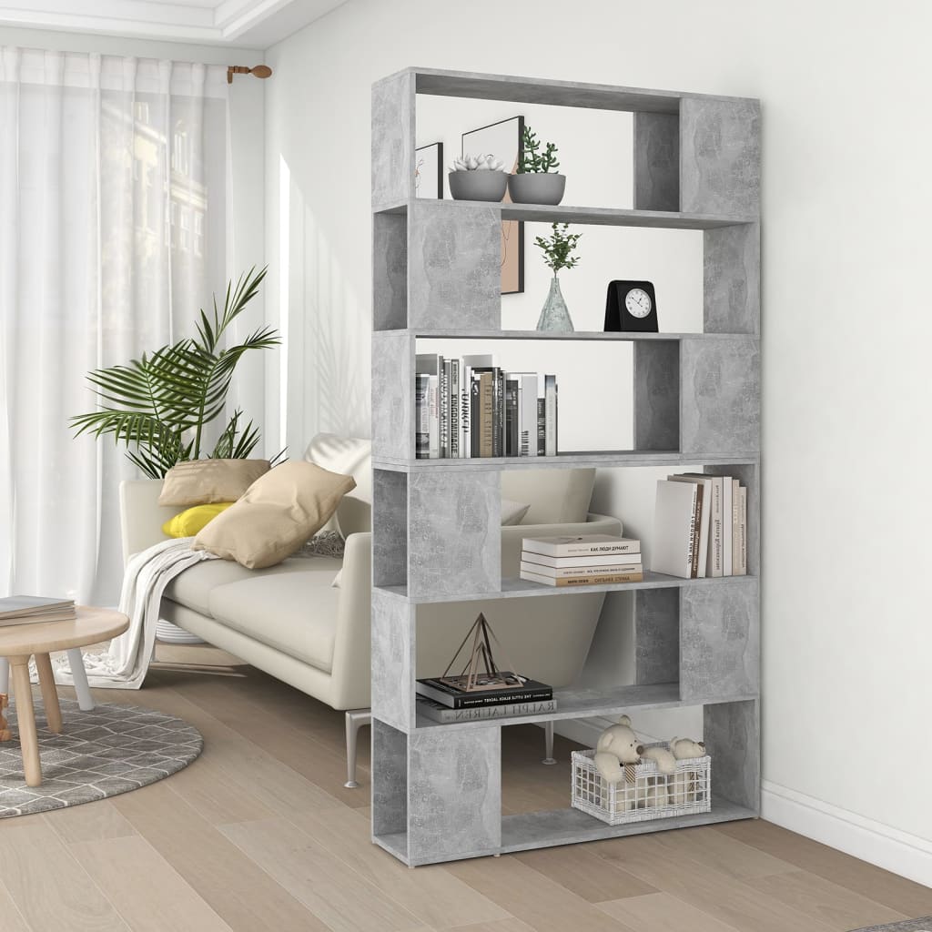 Bücherregal Raumteiler Weiß 100x24x188 cm