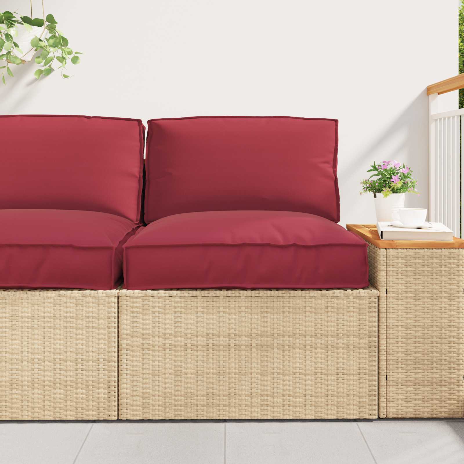 Palettenkissenset 2 pcs Anthrazit Oxford-Stoff