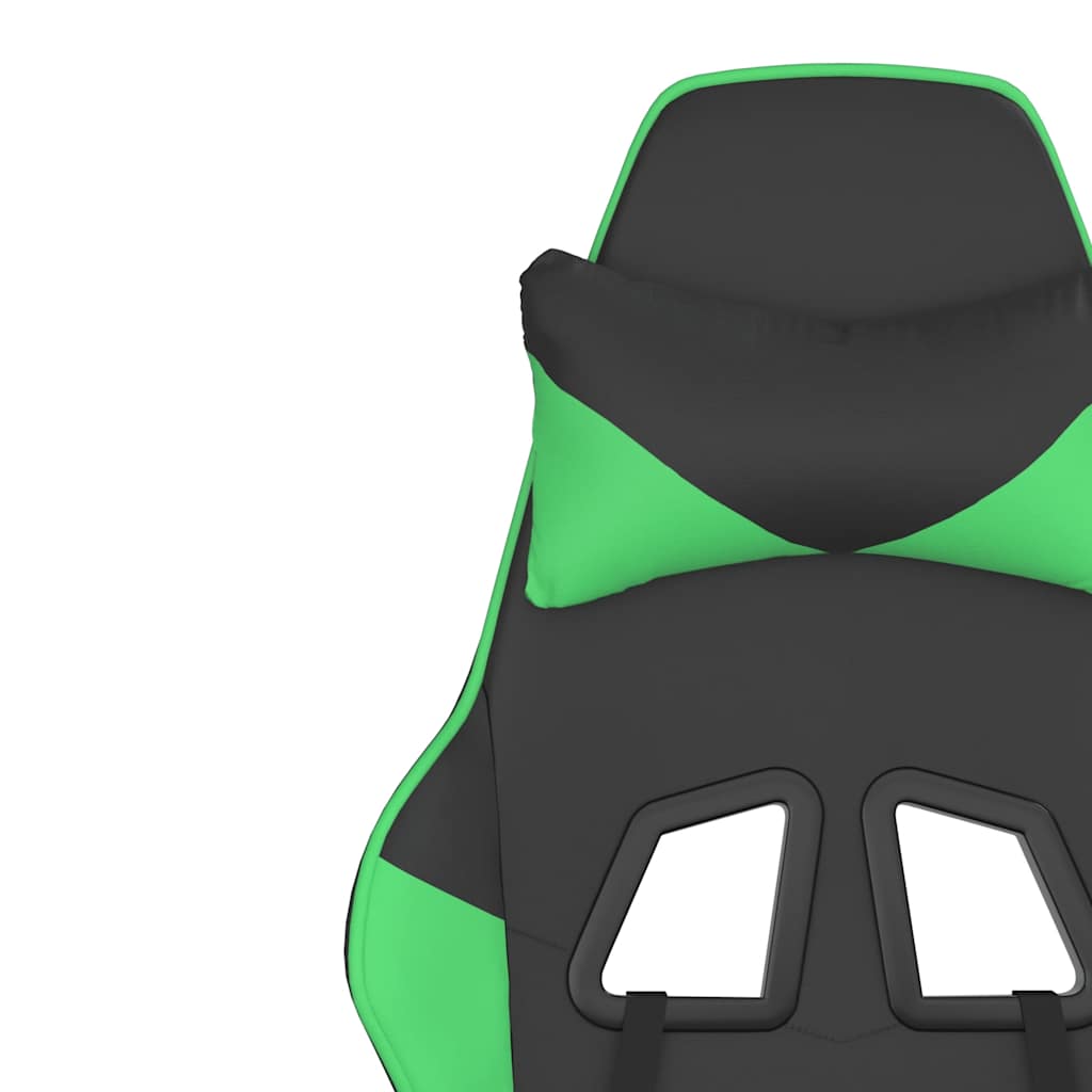 Gaming-Stuhl mit Massagefunktion Schwarz und Rot Kunstleder