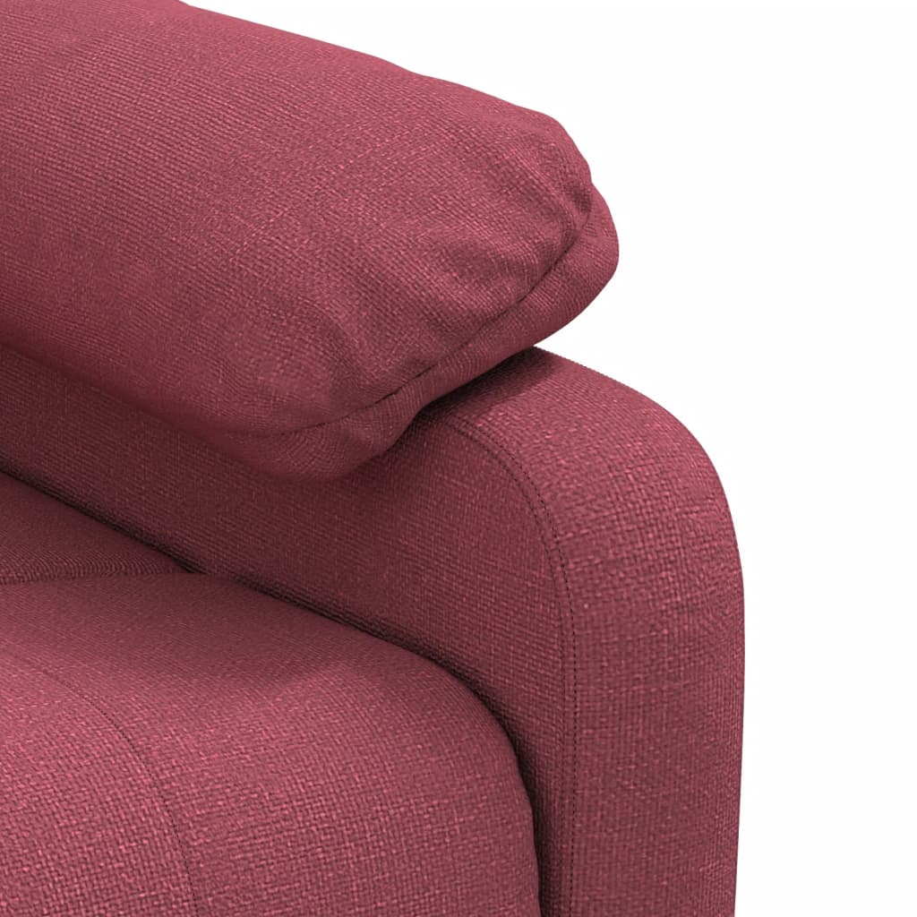Massagesessel Elektrisch Dunkelgrau Stoff