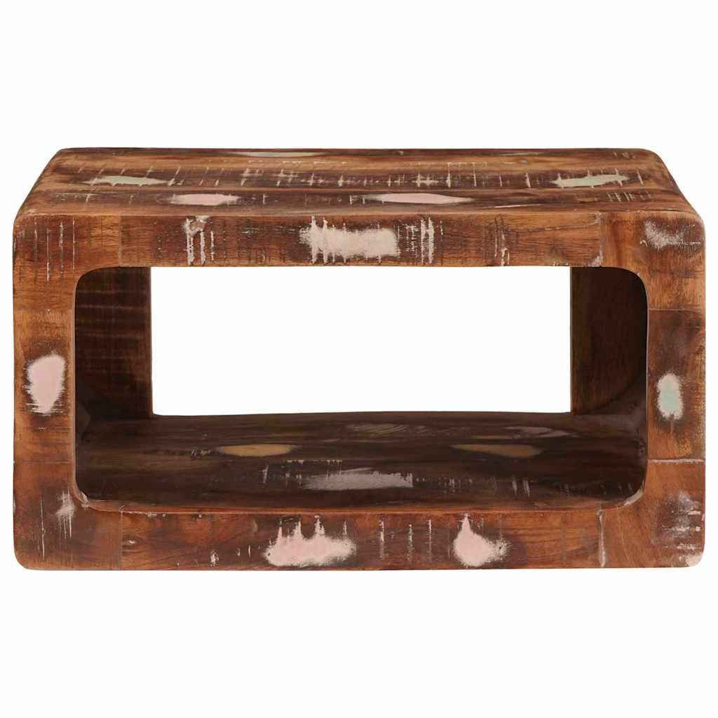 Nachttisch Braun 45 x 30 x 24 cm Massives upgecyceltes Holz