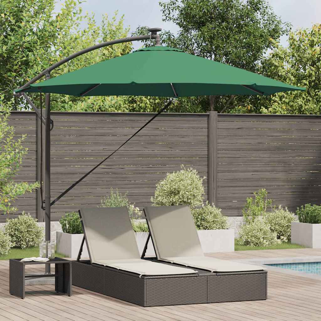 Sonnenschirm Sand 294 x 294 x 248 cm Polyester und Aluminium