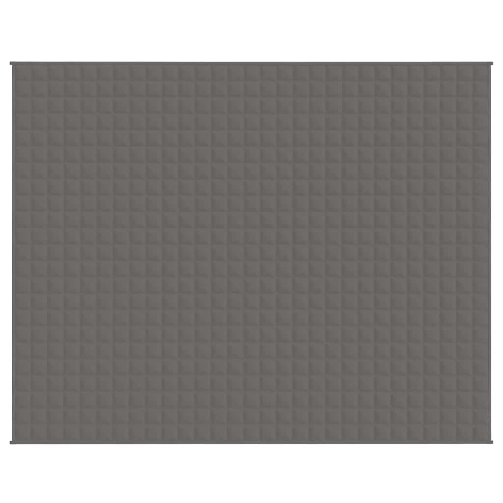 Gewichtsdecke Grau 122x183 cm 5 kg Stoff
