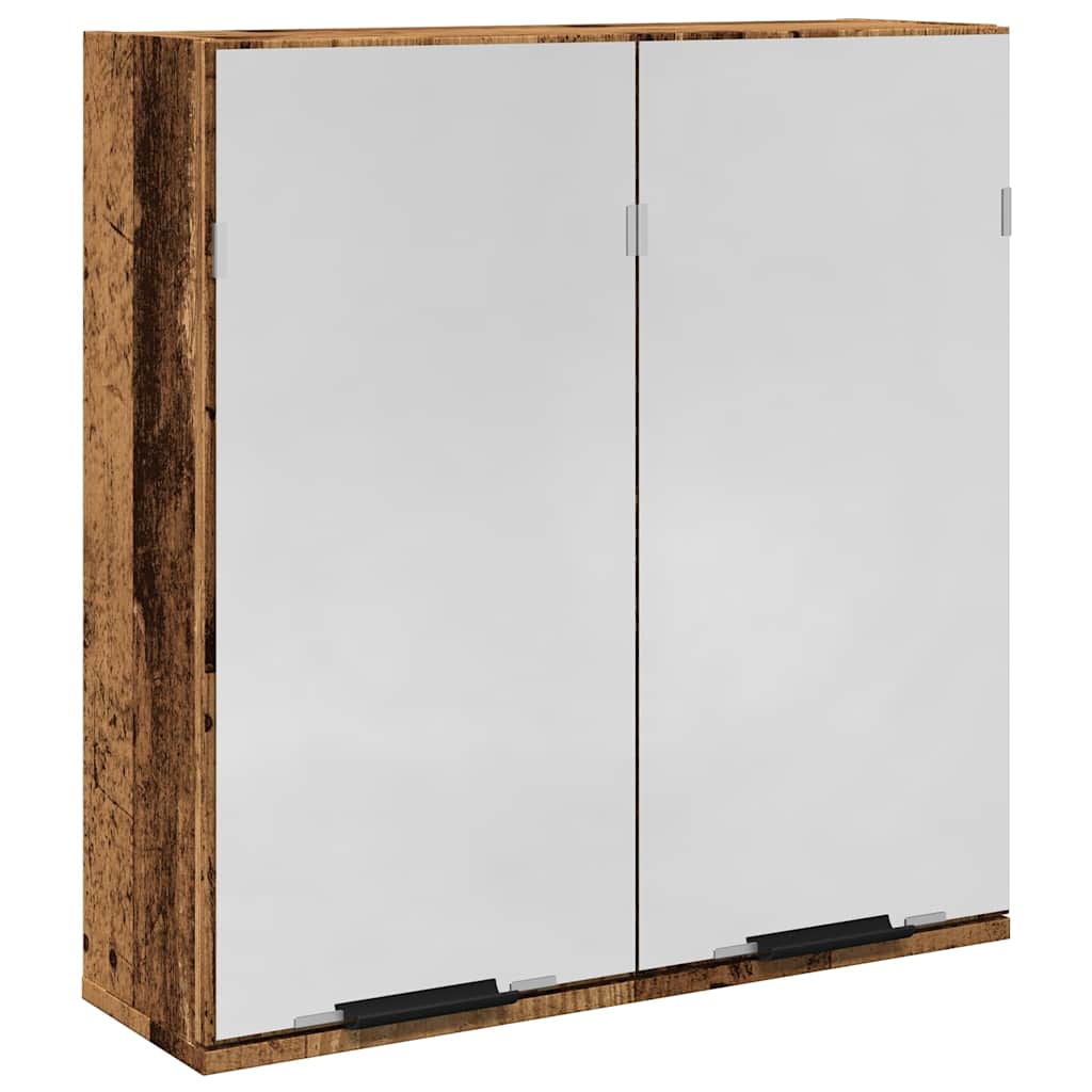Bad-Spiegelschrank Weiß 64x20x67 cm