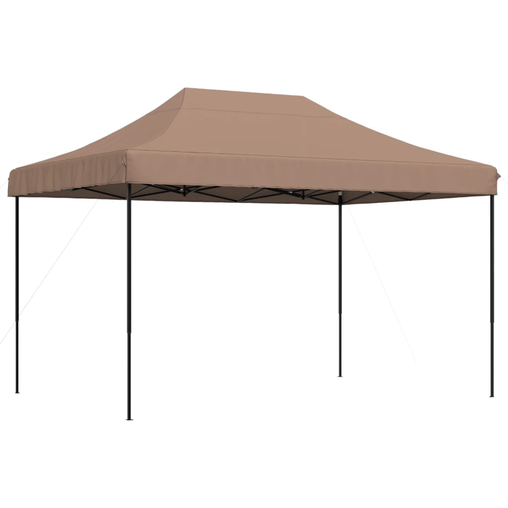 Partyzelt Faltbar Pop-Up Beige 410x279x315 cm