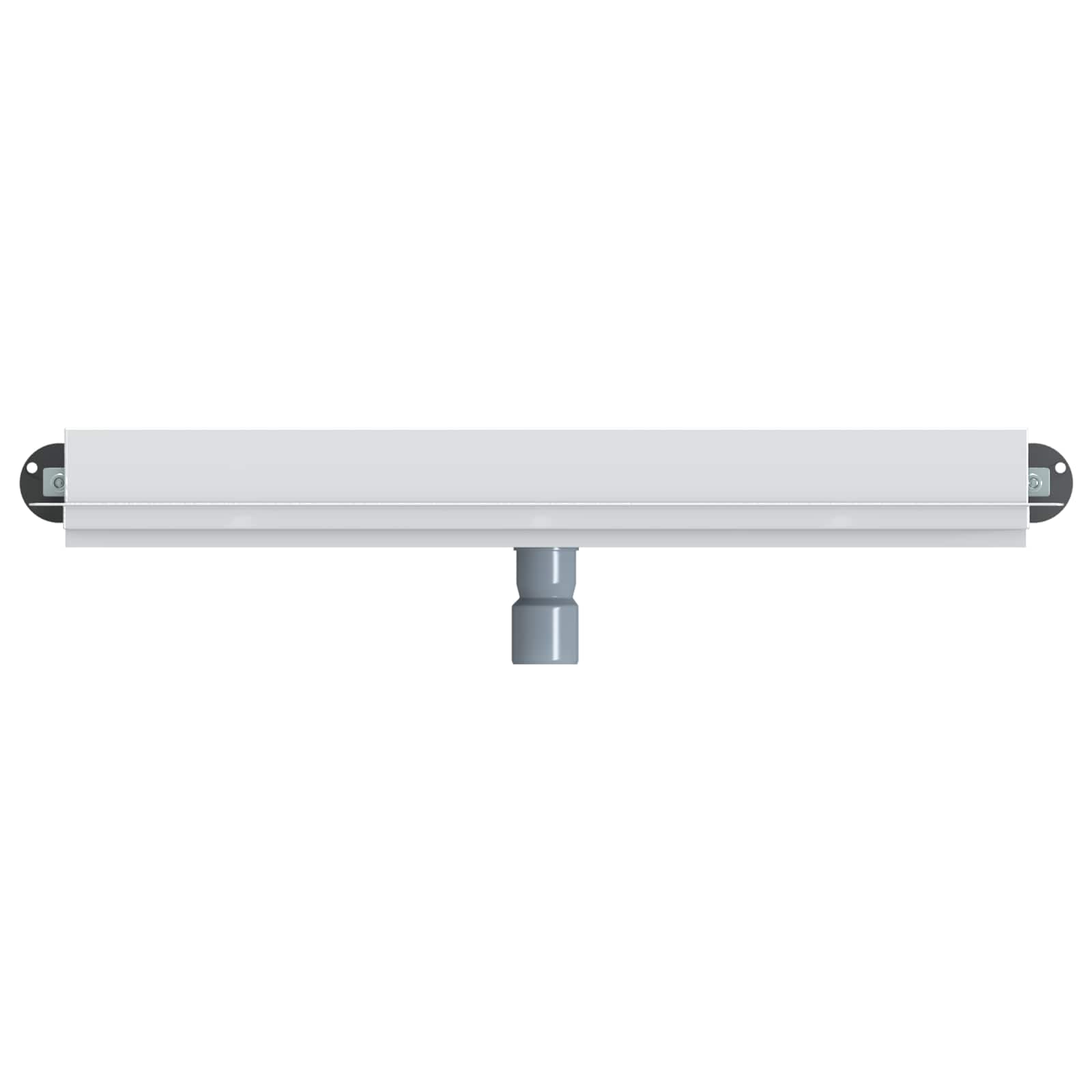 Wandmontierter Duschablauf Silber 50 cm Edelstahl 304