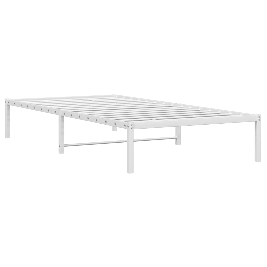 Bettgestell Metall Schwarz 75x190 cm
