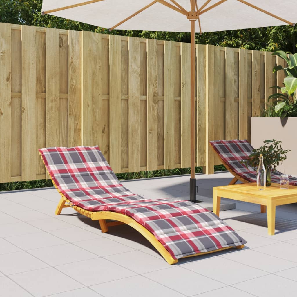 Liege-Kissen Blatt Blattmuster 200 x 70 x 3 cm Oxford-Stoff